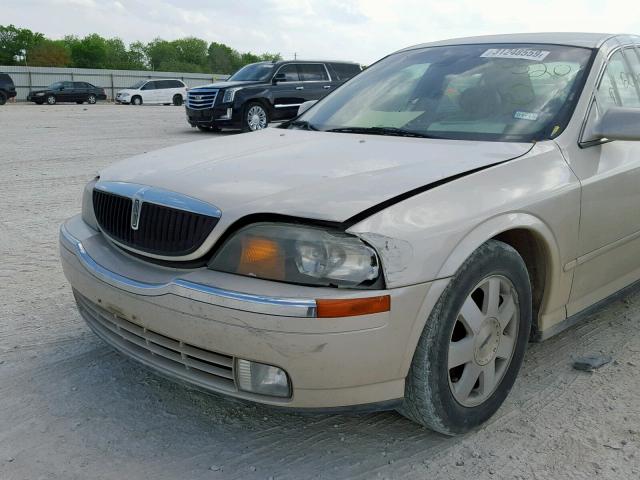 1LNHM86S92Y630520 - 2002 LINCOLN LS CREAM photo 9