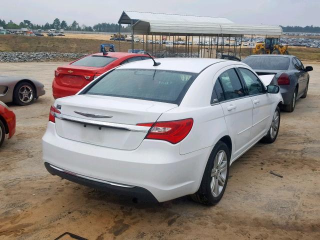 1C3CCBBB1DN732195 - 2013 CHRYSLER 200 TOURIN WHITE photo 4