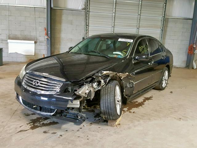 JNKAY01F58M652664 - 2008 INFINITI M35 BASE BLACK photo 2