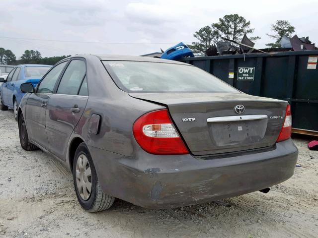 4T1BE32K53U669626 - 2003 TOYOTA CAMRY LE GRAY photo 3