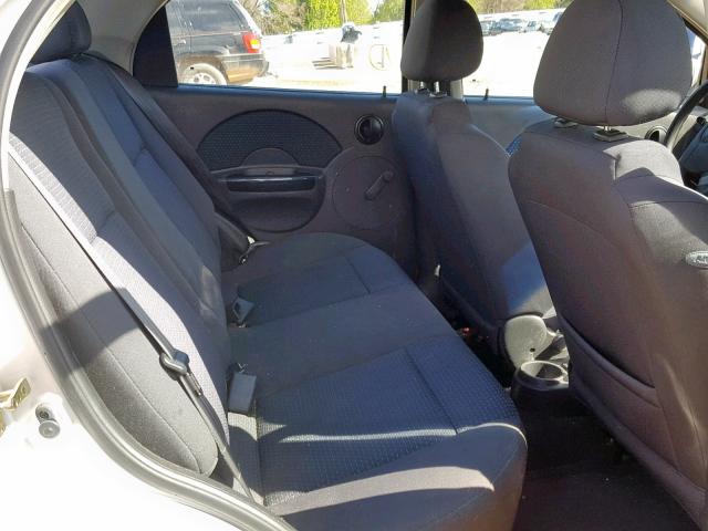 KL1TD56696B527632 - 2006 CHEVROLET AVEO BASE Күміс фото 6