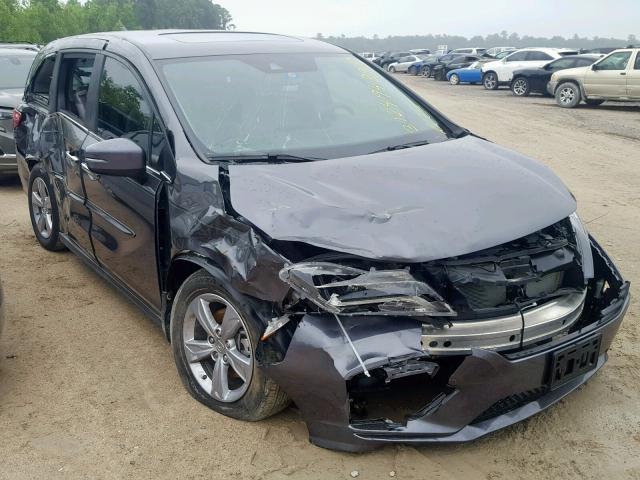 5FNRL6H74JB103539 - 2018 HONDA ODYSSEY EX BLACK photo 1