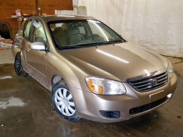 KNAFE122685491217 - 2008 KIA SPECTRA EX BEIGE photo 1