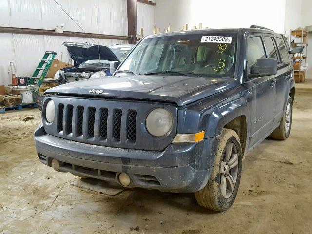 1C4NJRAB8ED804330 - 2014 JEEP PATRIOT BLUE photo 2