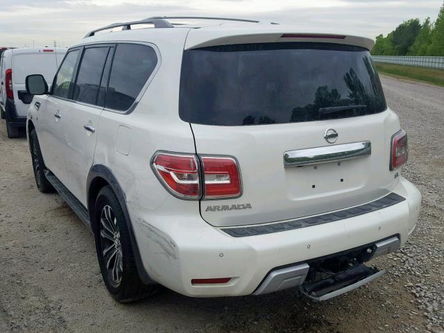 JN8AY2ND4H9011339 - 2017 NISSAN ARMADA SV WHITE photo 3