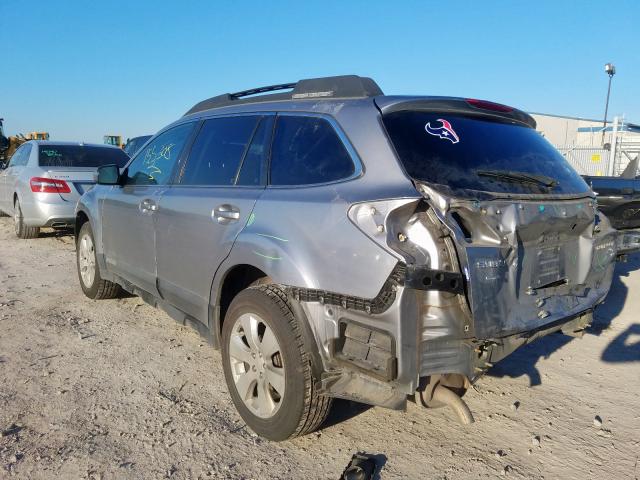 4S4BRCEC3A3346297 - 2010 SUBARU OUTBACK 2.5I PREMIUM  photo 3