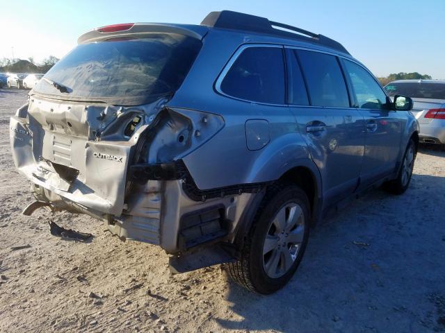 4S4BRCEC3A3346297 - 2010 SUBARU OUTBACK 2.5I PREMIUM  photo 4