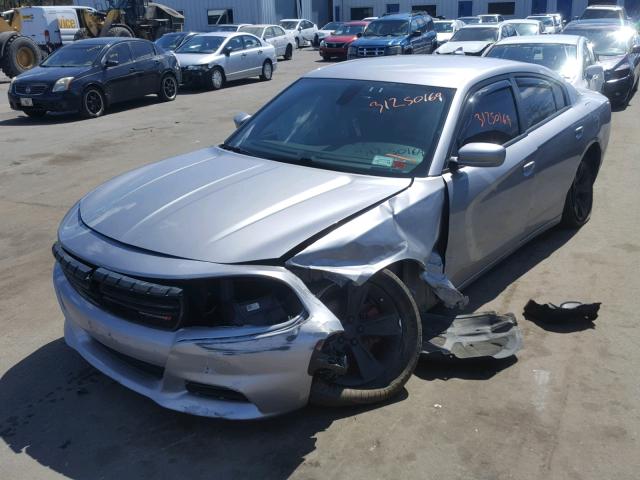 2C3CDXHG5GH172854 - 2016 DODGE CHARGER SX GRAY photo 2