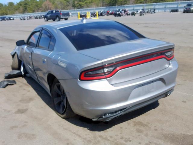 2C3CDXHG5GH172854 - 2016 DODGE CHARGER SX GRAY photo 3