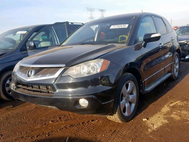 5J8TB18577A003142 - 2007 ACURA RDX TECHNO BLACK photo 2