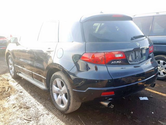 5J8TB18577A003142 - 2007 ACURA RDX TECHNO BLACK photo 3