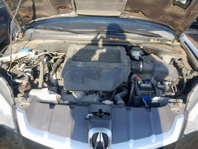 5J8TB18577A003142 - 2007 ACURA RDX TECHNO BLACK photo 7