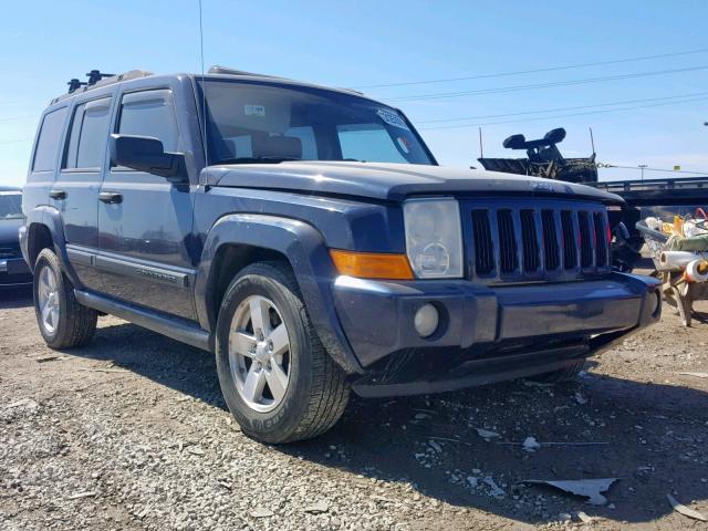 1J8HG48K76C252663 - 2006 JEEP COMMANDER ლურჯი ფოტო 1