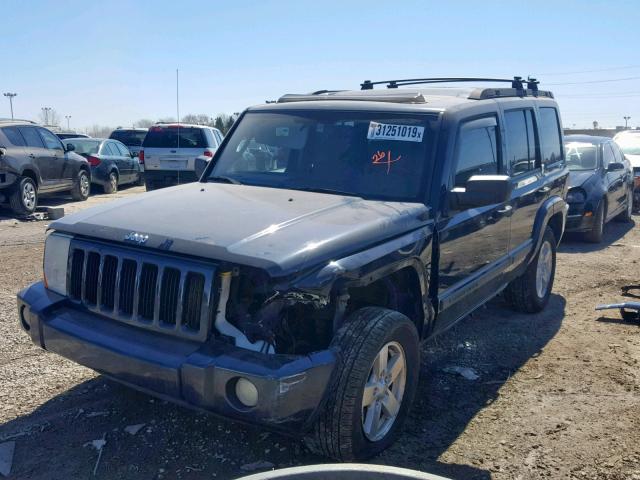 1J8HG48K76C252663 - 2006 JEEP COMMANDER ლურჯი ფოტო 2