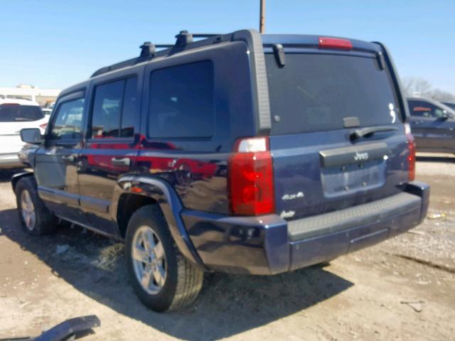 1J8HG48K76C252663 - 2006 JEEP COMMANDER ლურჯი ფოტო 3