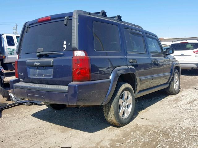 1J8HG48K76C252663 - 2006 JEEP COMMANDER ლურჯი ფოტო 4