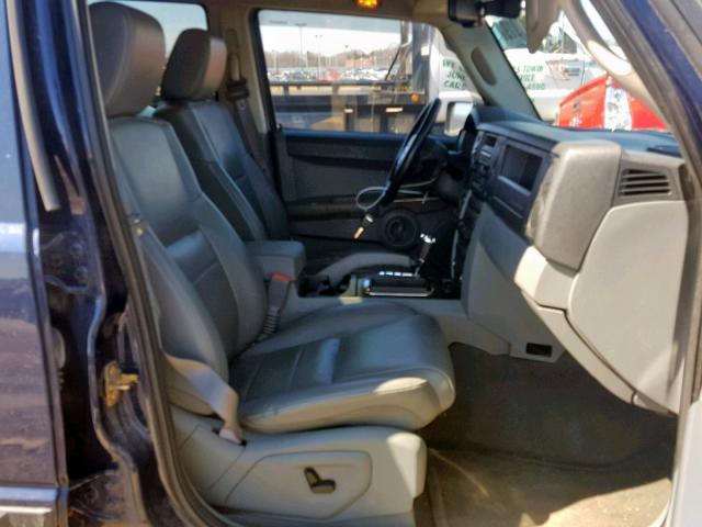 1J8HG48K76C252663 - 2006 JEEP COMMANDER ლურჯი ფოტო 5