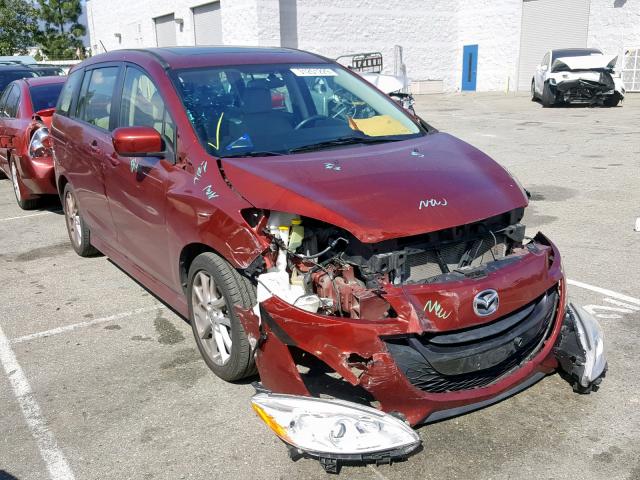 JM1CW2CL8C0121229 - 2012 MAZDA 5 RED photo 1