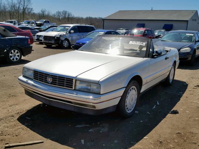 1G6VS3384NU126321 - 1992 CADILLAC ALLANTE WHITE photo 2