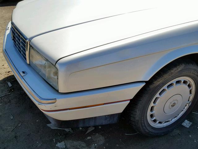 1G6VS3384NU126321 - 1992 CADILLAC ALLANTE WHITE photo 9