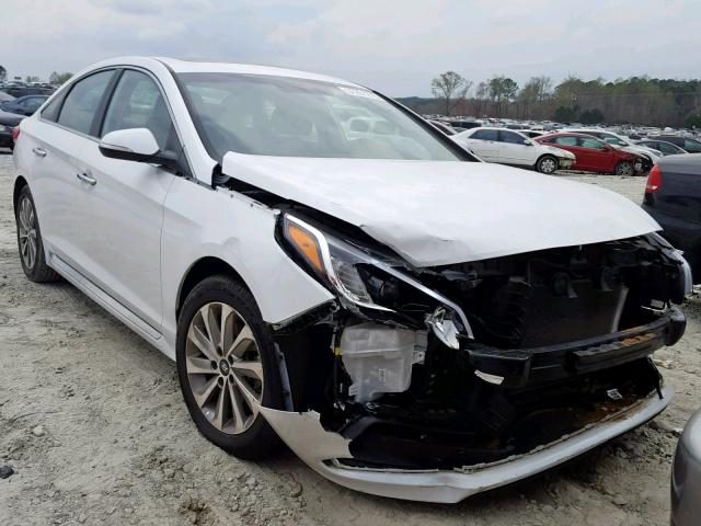 5NPE34AF1GH391373 - 2016 HYUNDAI SONATA SPO WHITE photo 1