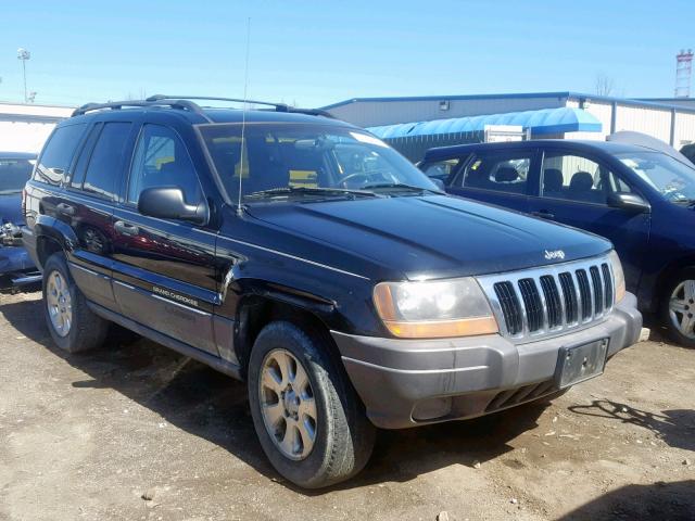 1J4GW48S11C667003 - 2001 JEEP GRAND CHER BLACK photo 1