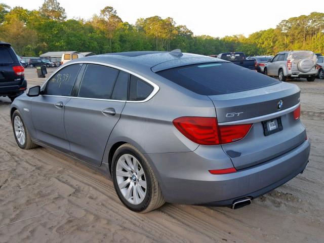 WBASN4C5XBC210015 - 2011 BMW 550 GT GRAY photo 3