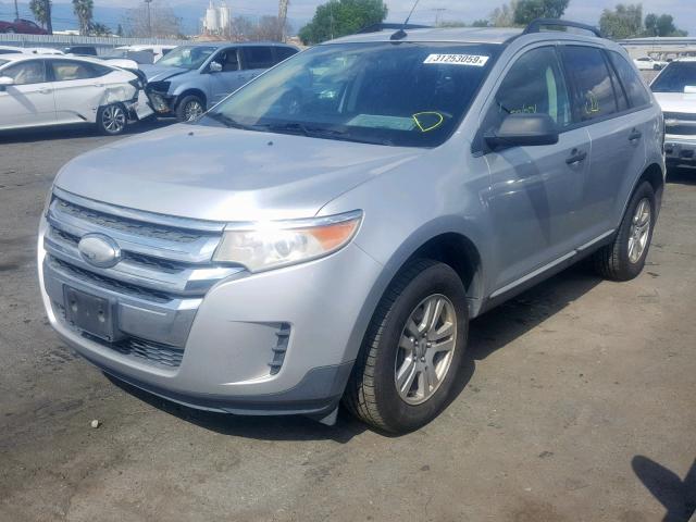 2FMDK3GC3BBB51960 - 2011 FORD EDGE SE SILVER photo 2