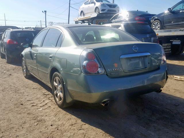 1N4BL11E36N372563 - 2006 NISSAN ALTIMA SE GREEN photo 3