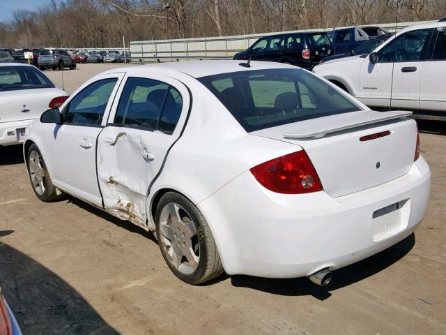 1G1AF5F59A7141914 - 2010 CHEVROLET COBALT 2LT WHITE photo 3