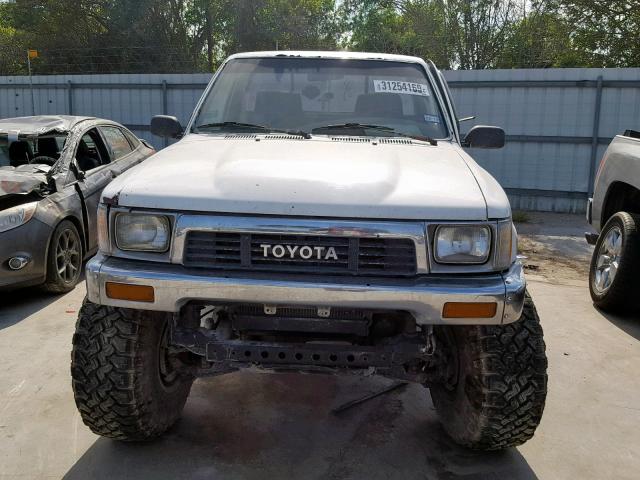 JT4RN01P2M0017523 - 1991 TOYOTA PICKUP 1/2 WHITE photo 9