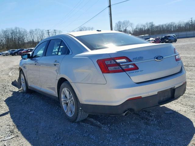 1FAHP2E84EG123314 - 2014 FORD TAURUS SEL SILVER photo 3