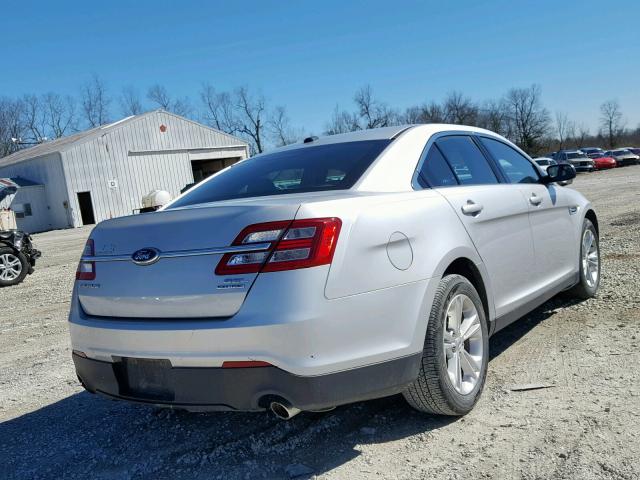 1FAHP2E84EG123314 - 2014 FORD TAURUS SEL SILVER photo 4