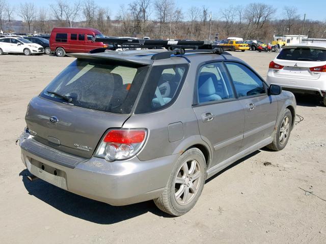 JF1GG68636H816531 - 2006 SUBARU IMPREZA OU GRAY photo 4