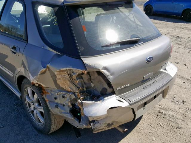 JF1GG68636H816531 - 2006 SUBARU IMPREZA OU GRAY photo 9