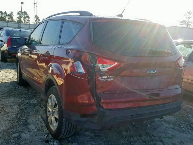 1FMCU0F77EUD41610 - 2014 FORD ESCAPE S RED photo 3