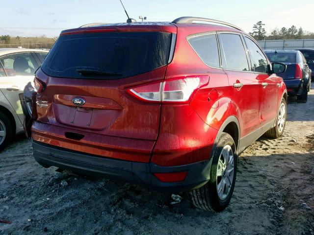 1FMCU0F77EUD41610 - 2014 FORD ESCAPE S RED photo 4