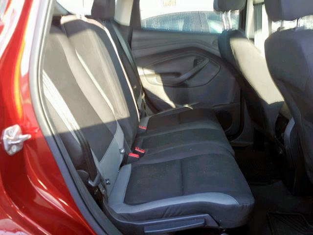 1FMCU0F77EUD41610 - 2014 FORD ESCAPE S RED photo 6