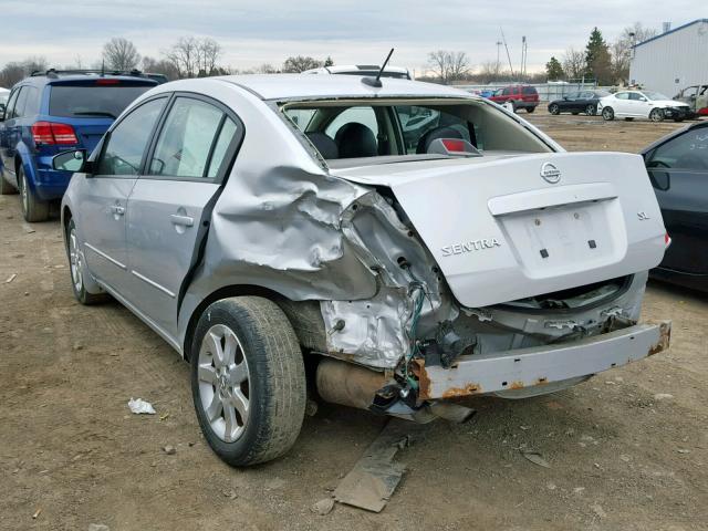 3N1AB61E38L680490 - 2008 NISSAN SENTRA 2.0 SILVER photo 3