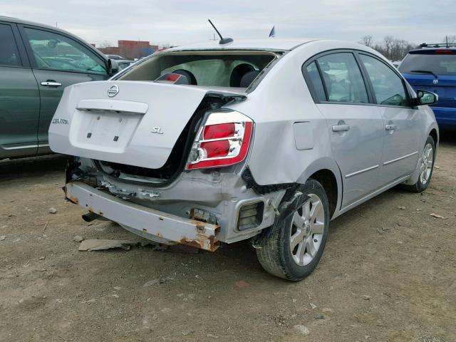 3N1AB61E38L680490 - 2008 NISSAN SENTRA 2.0 SILVER photo 4