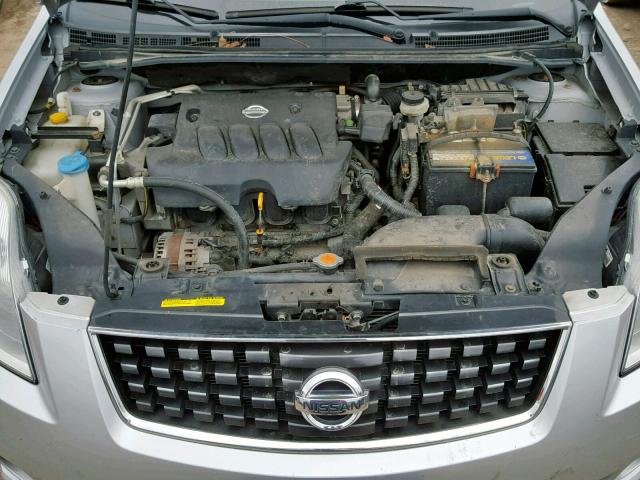 3N1AB61E38L680490 - 2008 NISSAN SENTRA 2.0 SILVER photo 7