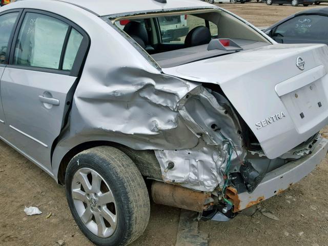 3N1AB61E38L680490 - 2008 NISSAN SENTRA 2.0 SILVER photo 9