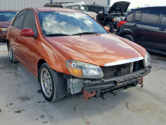 KNAFE221X95023974 - 2009 KIA SPECTRA EX ORANGE photo 1