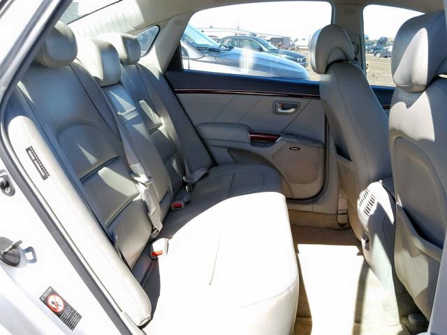 KMHFC46F66A105435 - 2006 HYUNDAI AZERA SE SILVER photo 6