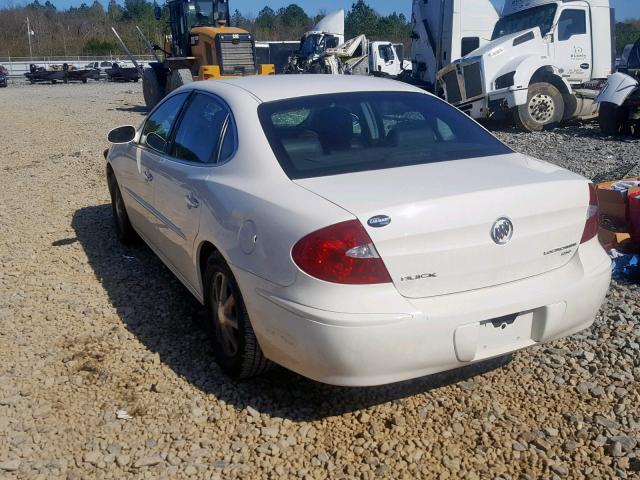 2G4WD552871110133 - 2007 BUICK LACROSSE C WHITE photo 3