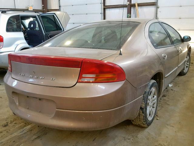 2C3HH56U81H672263 - 2001 CHRYSLER INTREPID E BEIGE photo 4