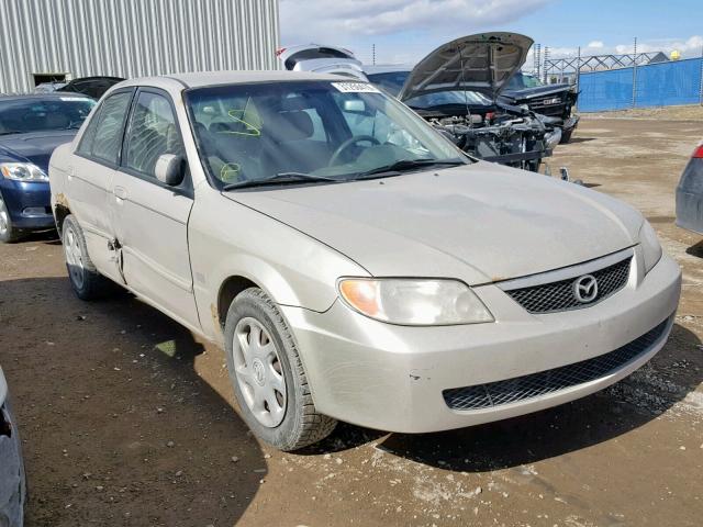 JM1BJ225520504377 - 2002 MAZDA PROTEGE DX TAN photo 1