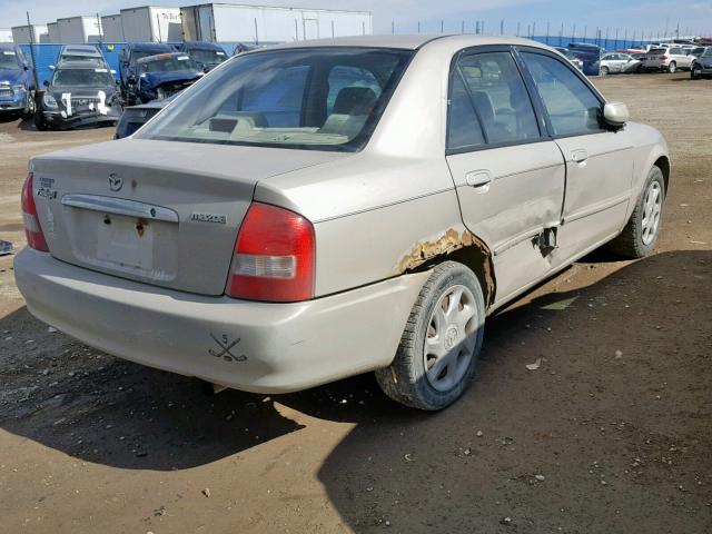 JM1BJ225520504377 - 2002 MAZDA PROTEGE DX TAN photo 4