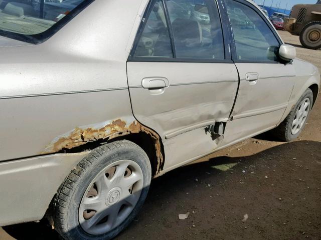 JM1BJ225520504377 - 2002 MAZDA PROTEGE DX TAN photo 9