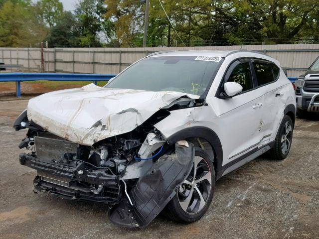 KM8J33A27HU502503 - 2017 HYUNDAI TUCSON LIM WHITE photo 2